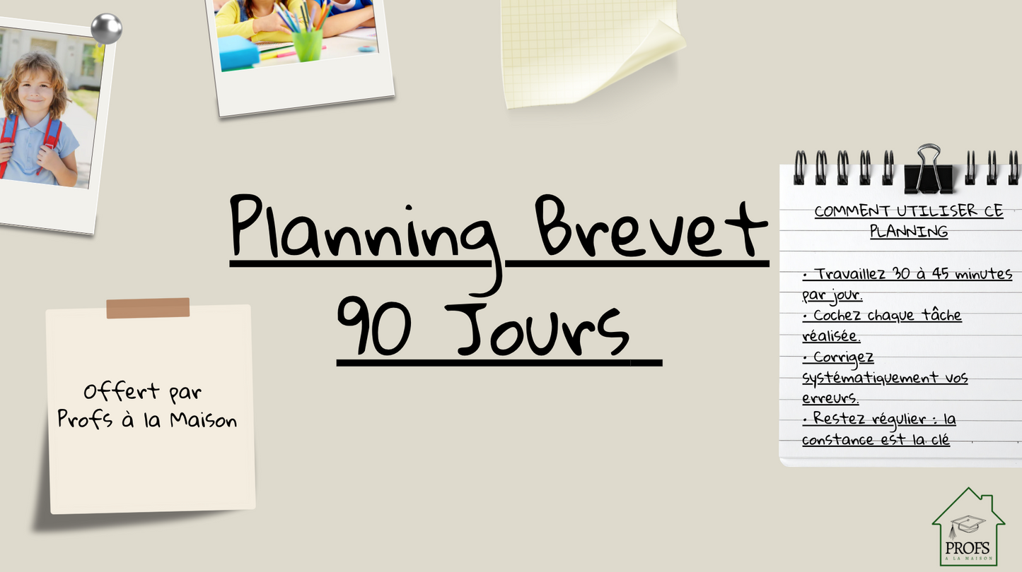 Planning Brevet 2026