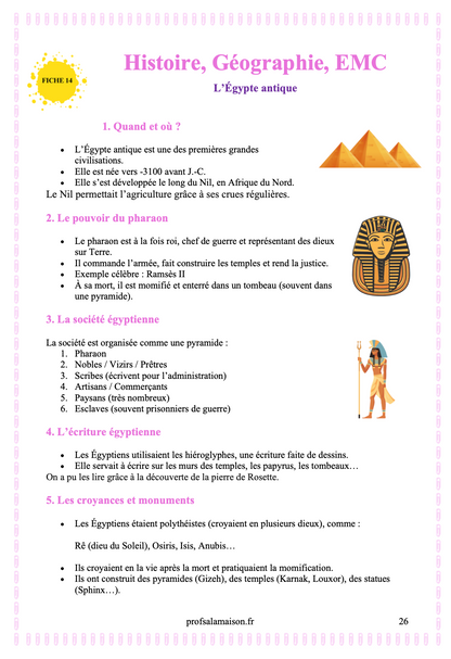 Pack rentrée 6 eme