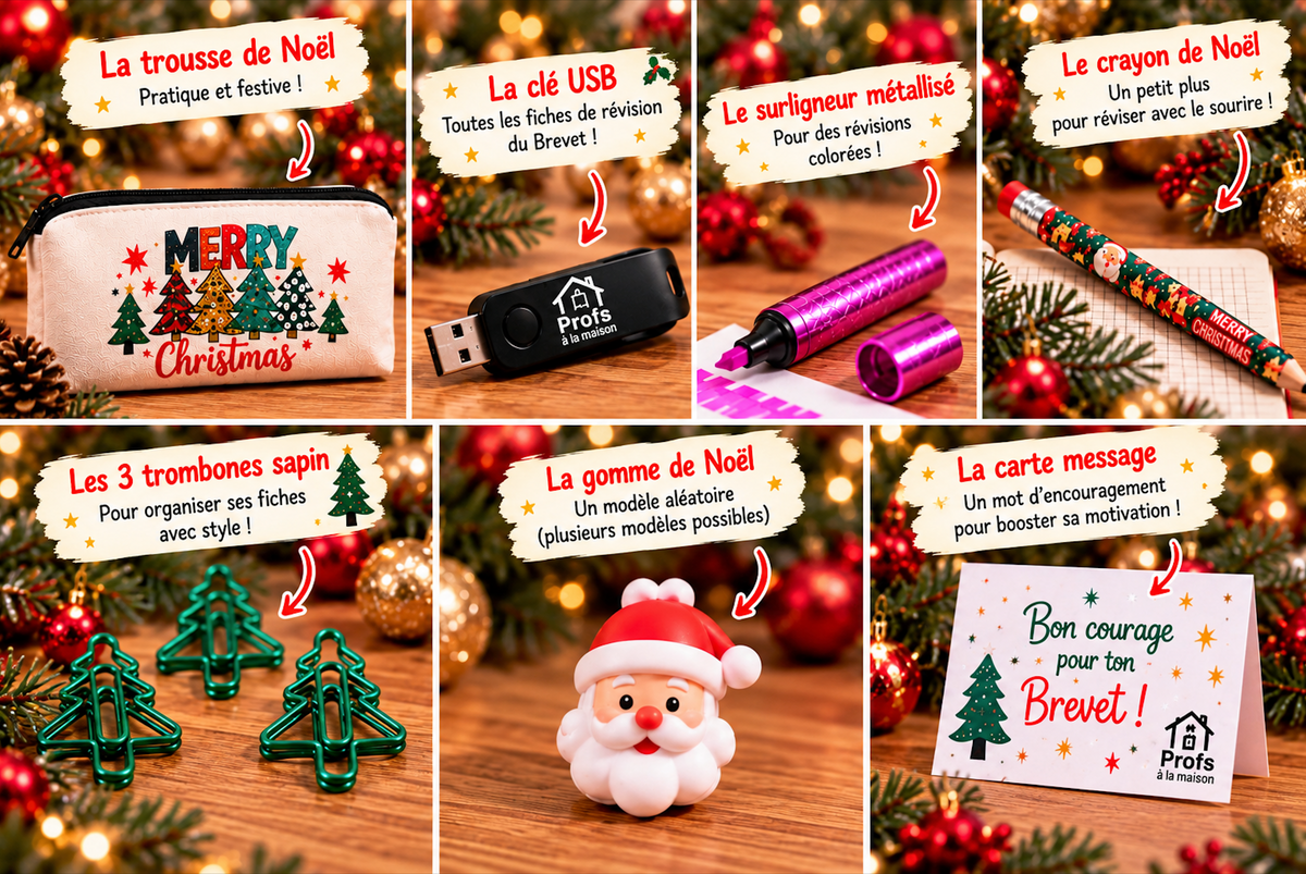 🎄 Pack Brevet Noël 2026 – Coffret cadeau avec clé USB | Édition limitée