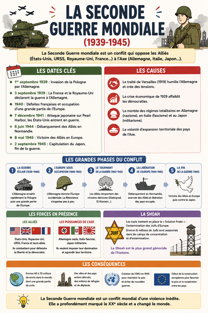 Fiches de Révision Brevet 2026 – Histoire Géographie EMC (PDF à télécharger)